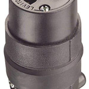 Leviton Grounding Rubber Cord Outlet 10pk Durable Triple-0