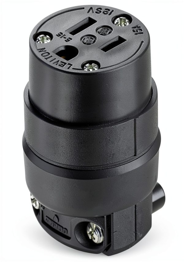 Leviton Grounding Rubber Cord Outlet 10pk Durable Triple-0