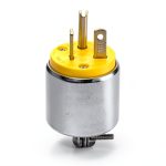 NEMA 6-20P Armored Plug 20A 250V Steel PVC Construction-0