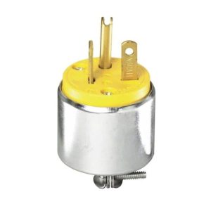 NEMA 6-20P Armored Plug 20A 250V Steel PVC Construction-0