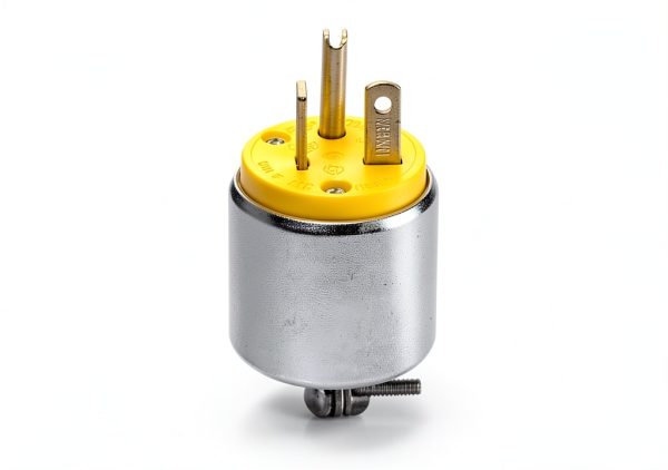 NEMA 6-20P Armored Plug 20A 250V Steel PVC Construction-0