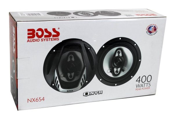 BOSS NX654 6.5 400W 4 Way Car Audio Coaxial Speakers-7
