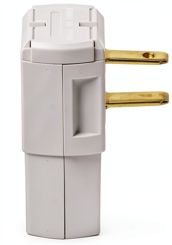 C22-321W Angled Plug Brass Blades Tool-Free Residential-1