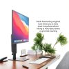 Pavo Freestanding Monitor Arm Height Adjustable Ergonomic-3
