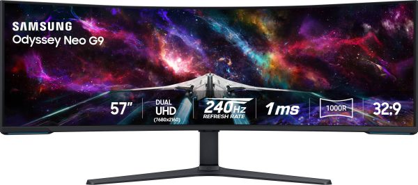 Samsung 57 Odyssey Neo G9 Dual UHD Gaming Monitor 240Hz-0