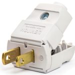 Leviton 101-2WP Polarized Plug 15A 125V Thermoplastic-0