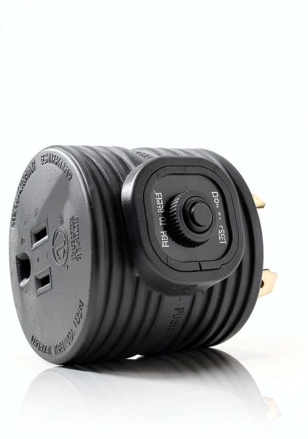 HQRP 30A to 15A RV Adapter with Circuit Breaker ETL Listed-3