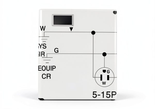 Leviton 515PA Armored Grounding Plug Yellow 15A 125V-3
