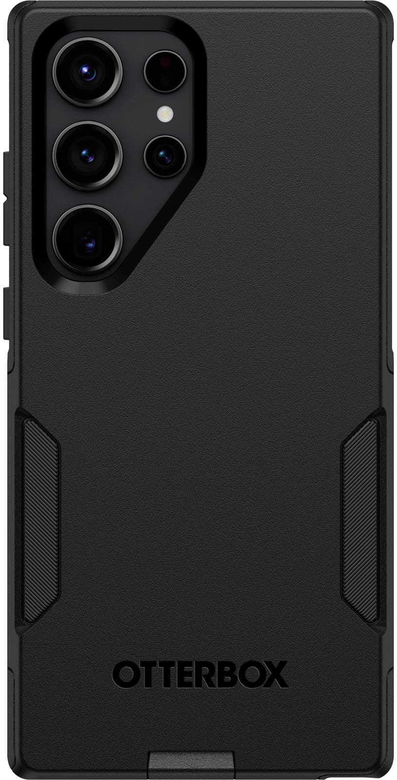 OtterBox Commuter case installed on Samsung Galaxy S23 Ultra showing slim profile