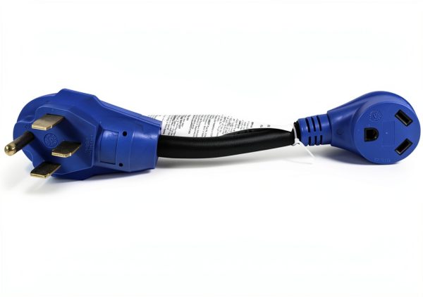 HQRP 50A to 30A RV Power Cord Heavy Duty Converter-6