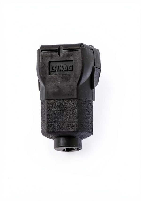 Leviton Polarized Plug NEMA 1-15P Black Vinyl Residential-0