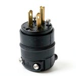 Pavo Grounded Rubber Plugs 15A 125V Durable UL Certified-0