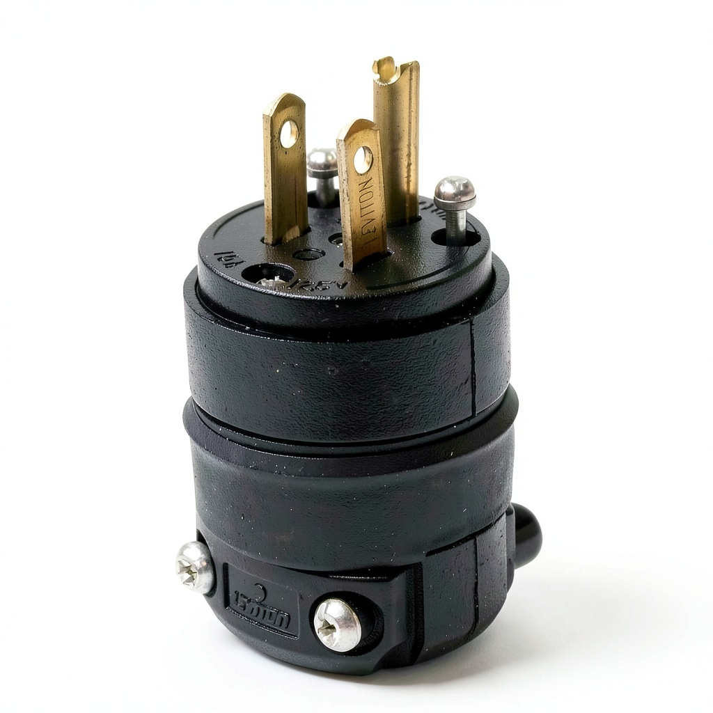 Pavo grounded rubber plugs in use with electrical cords