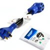 HQRP RV Power Cord 30A to 50A Adapter Copper Wiring Grip-0