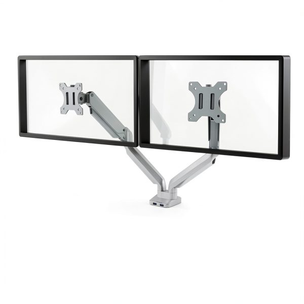Fellowes Platinum Dual Monitor Arm Ergonomic Desk Mount-1