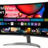 LG 34 Inch Smart Monitor Curved Display WebOS Streaming-2
