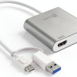 USB C Dual HDMI Adapter 4K Multi Monitor for Mac Windows-0