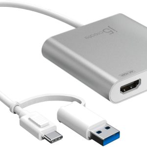 USB C Dual HDMI Adapter 4K Multi Monitor for Mac Windows-0