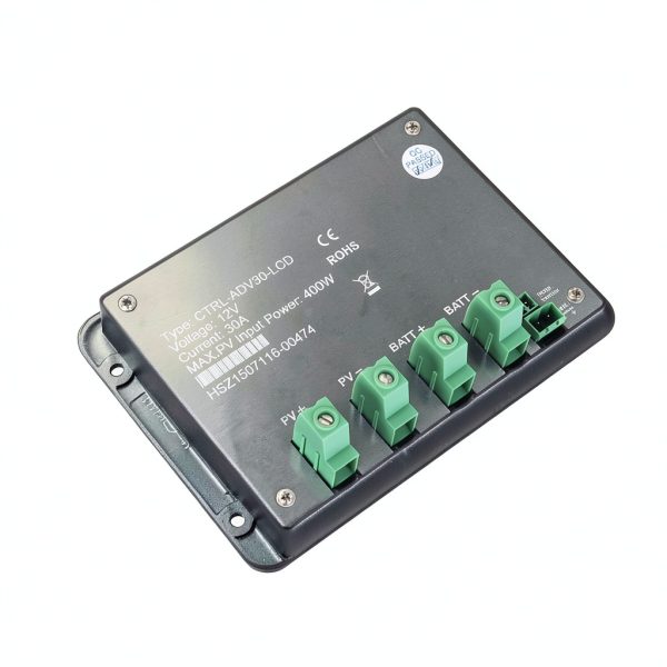 Renogy 30A PWM Solar Charge Controller Flush Mount LCD-5