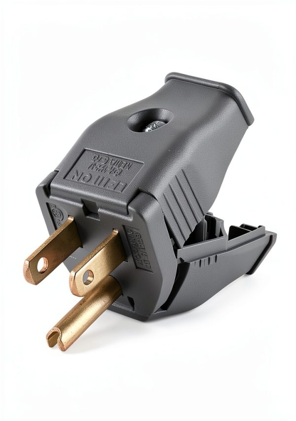 NEMA 5-15P Plug Thermoplastic Clamptite Commercial-1