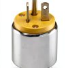 NEMA 6-20P Armored Plug 20A 250V Steel PVC Construction-1