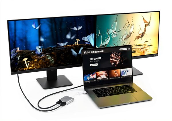 USB C Dual HDMI Adapter 4K Multi Monitor for Mac Windows-5