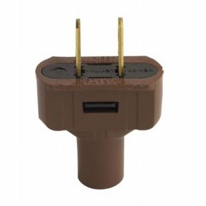 NEMA 1-15P Plug 15A 125V Durable Vinyl Short Flat Design-0