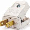 Leviton 101-2WP Polarized Plug 15A 125V Thermoplastic-1