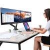 JTSA102 Gas Spring Dual Monitor Mount 32 Inch Screens-6