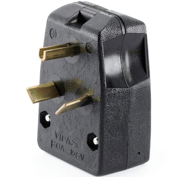Leviton Dual Power Angle Plug EPTR Rubber 30A 50A-5