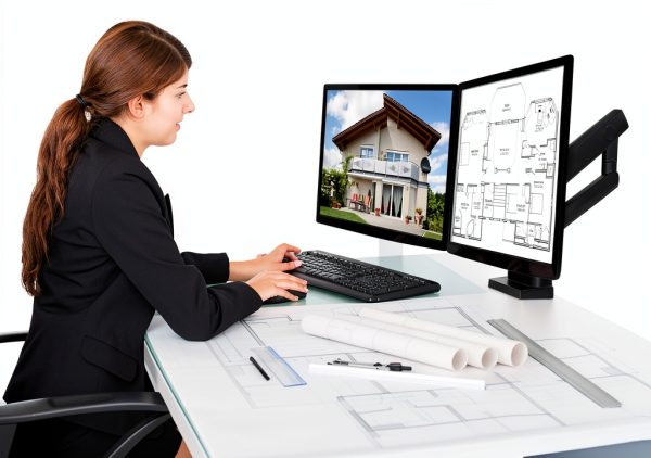 Pavo Dual Monitor Mount Ergonomic Desk Stand for Work-1