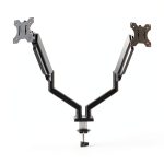HNDS38B Dual Monitor Desk Mount Gas Spring Arms Adjustable-0