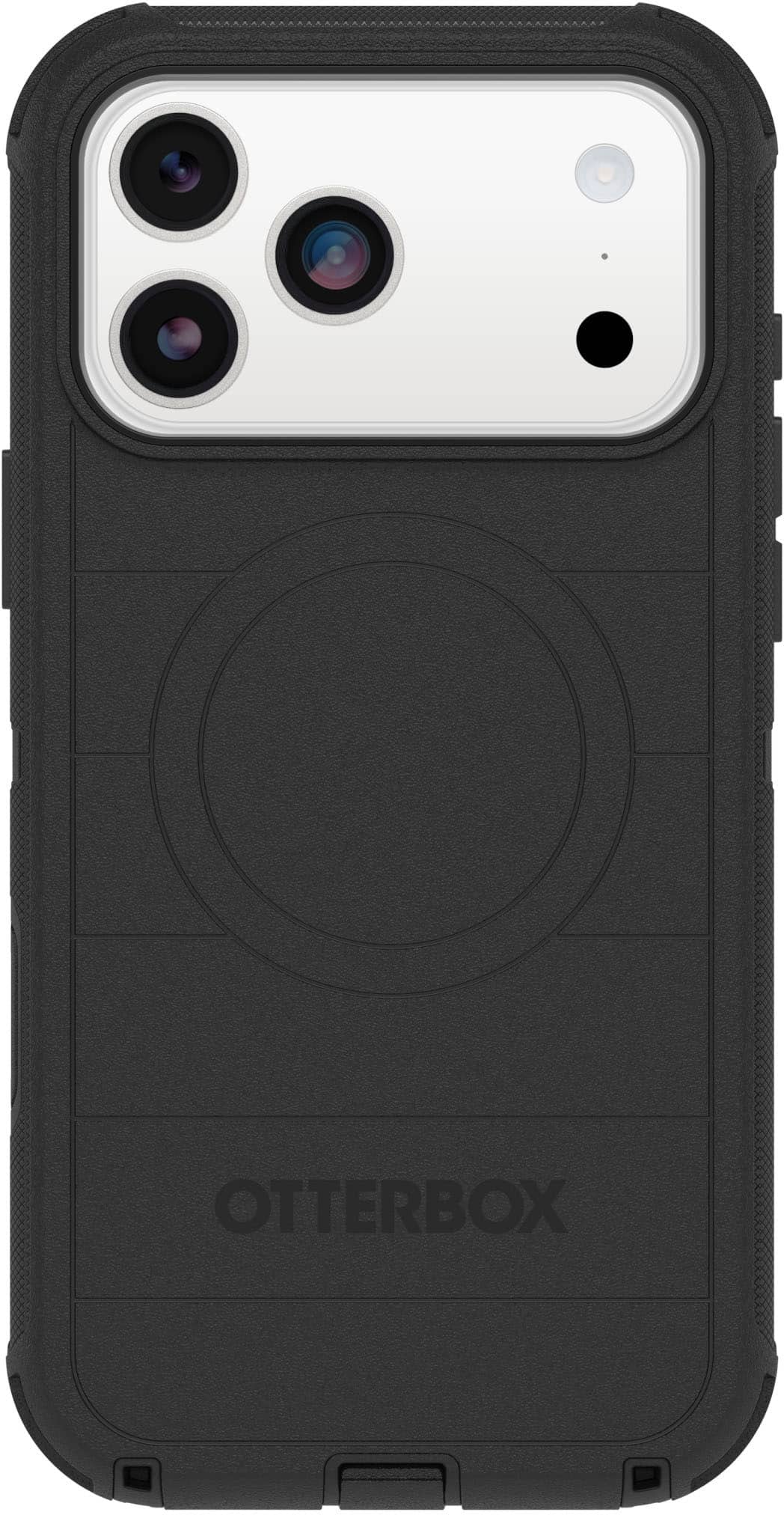 Defender Series Pro iPhone case in multiple colors on a table