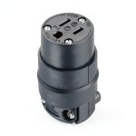 Leviton Commercial Grade 15A 125V Grounding Connector Black-0