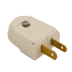 Polarized Plug 15A 125V Brass Blades Residential Light Duty-0