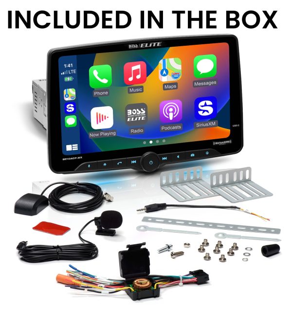 BOSS Elite Car Stereo Wireless CarPlay Android Auto 10.1-4