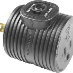HQRP 30A to 15A RV Adapter with Circuit Breaker ETL Listed-0