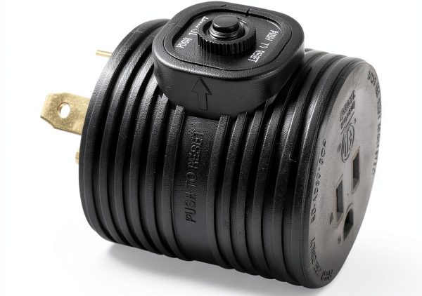 HQRP 30A to 15A RV Adapter with Circuit Breaker ETL Listed-0