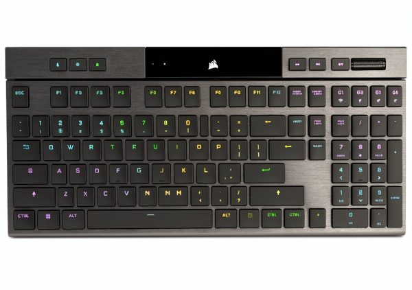 CORSAIR K100 Air Wireless Gaming Keyboard Ultra Thin-0