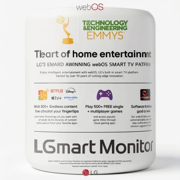 LG 27 4K UHD Smart Monitor webOS IPS Display Home Office-3