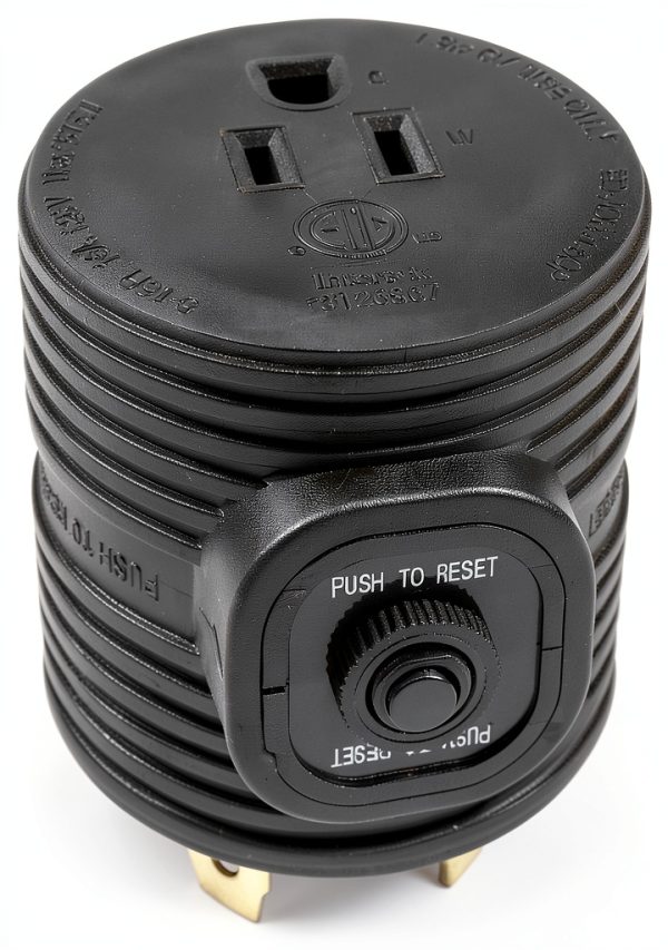 HQRP 30A to 15A RV Adapter with Circuit Breaker ETL Listed-5