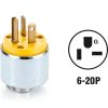 NEMA 6-20P Armored Plug 20A 250V Steel PVC Construction-5