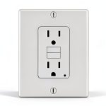 Leviton GFCI Receptacle Self Test Slim Ground Fault-0
