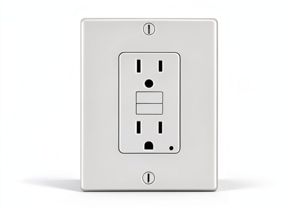 Leviton GFCI Receptacle Self Test Slim Ground Fault-0