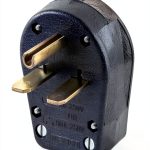 Leviton Commercial Angle Plug NEMA 6-30P 6-50P Brass Blades-0