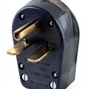 Leviton Commercial Angle Plug NEMA 6-30P 6-50P Brass Blades-0